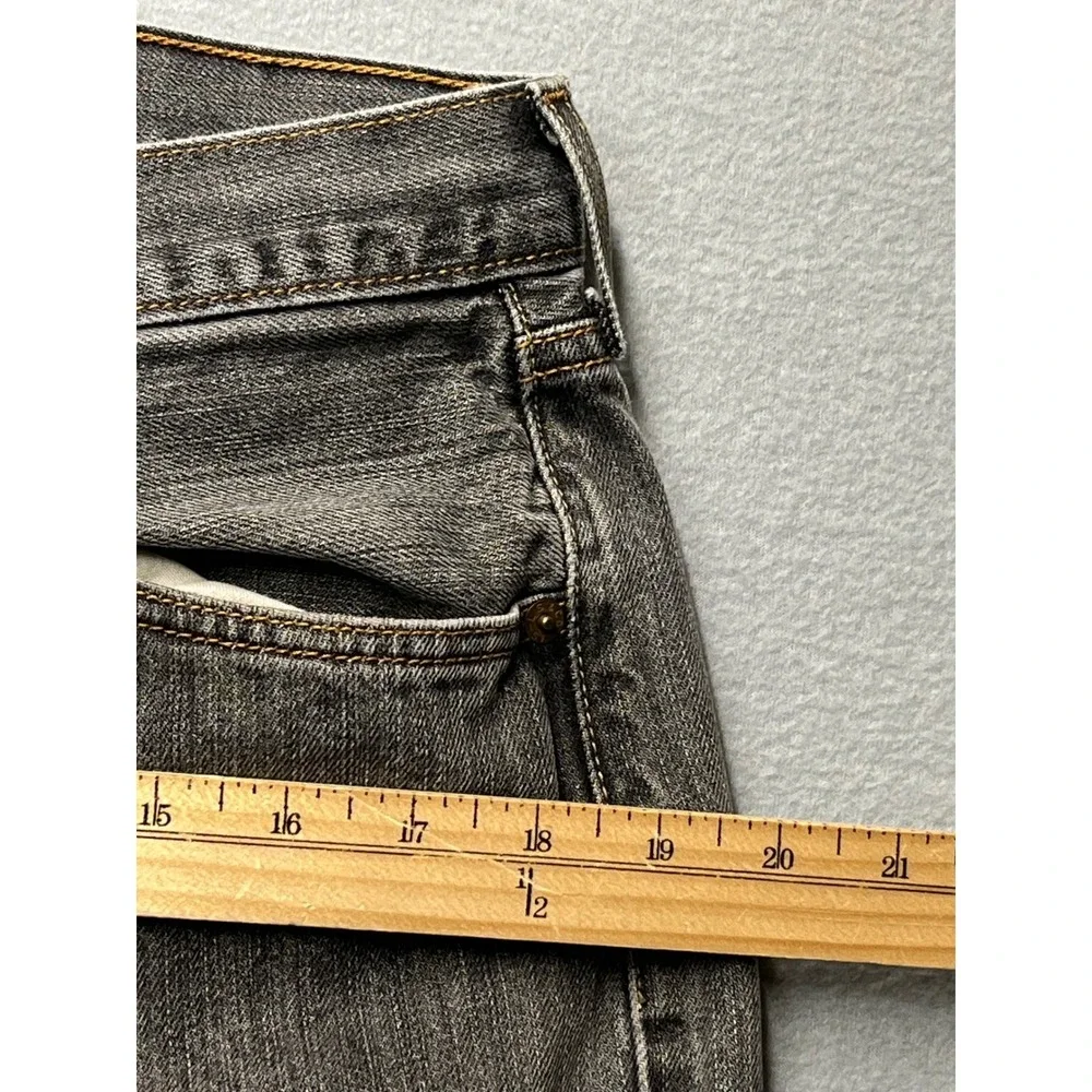 Levi's 501 W35 L34 (32x28) MEN Black Faded Denim Jeans Button Fly Y2K